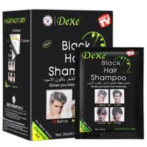 DEXE SİYAH ŞAMPUAN ŞASET 25 ML 10LU PKT