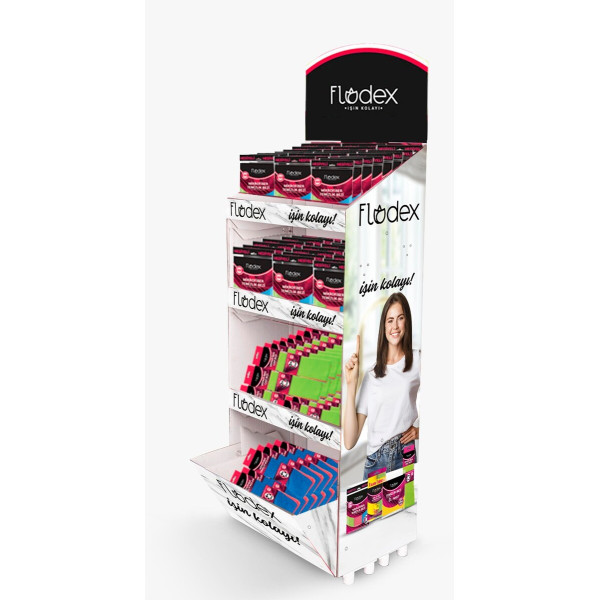 FLODEX MİKROFİBER TEM.BEZİ ÜRÜN STANDI 144 LÜ