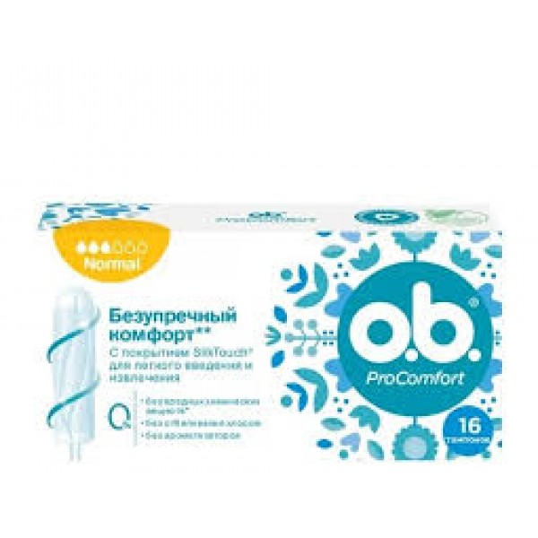 O.B. TAMPON PROCOMFORT 16 LI NORMAL