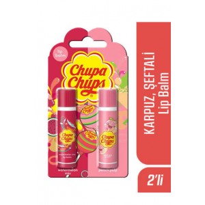 CHUPA CHUPS DUDAK KORUYUCU 2 LI KARP.-SEFT.