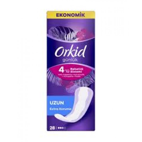 ORKID GÜNLÜK UZUN 28 LI EXTRA KORUMA