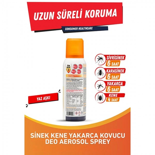 SINKOV SINEK KENE VE YAKARCA AEROSOL SPREY 100 ML