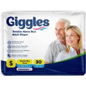 GİGGLES BELBANTLII HASTA BEZİ SMALL 30 LU