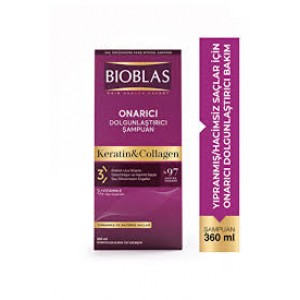 BIOBLAS SAMP.360 ML KERATIN COLLAGEN