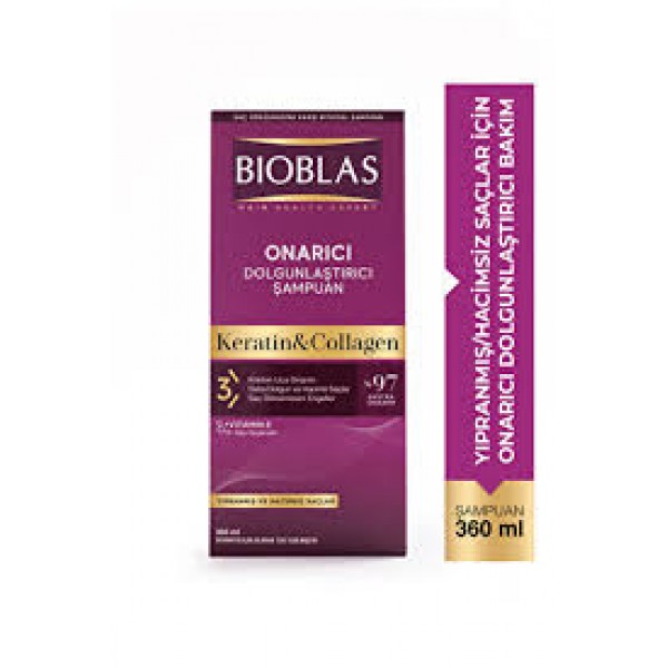 BIOBLAS SAMP.360 ML KERATIN COLLAGEN