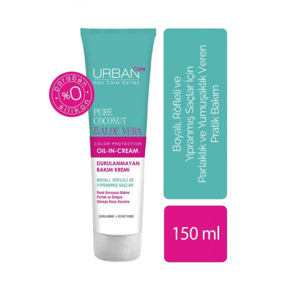 URBAN SAÇ BAK. KREM.DURULANMAYAN COCONUT&ALOE VERA 150ML