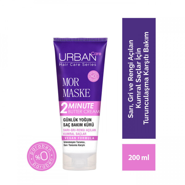 URBAN SAÇ BAKIM KÜRÜ MOR MASKE 200ML