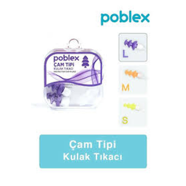 POBLEX KULAK TIKACI ÇAM TİPİ LARGE