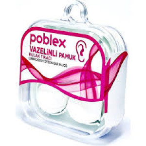 POBLEX VAZELİN PAMUK KULAK TIKACI 2 Lİ