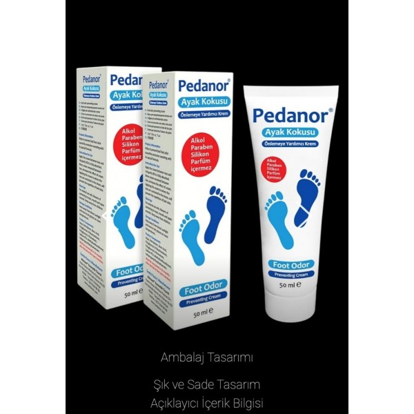 PEDANOR AYAK BAKIM VE KOKUSU ÖNLEYICI KREM 50 ML