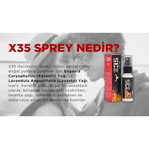 X35 GECİKTİRİCİ SPREY 25 ML