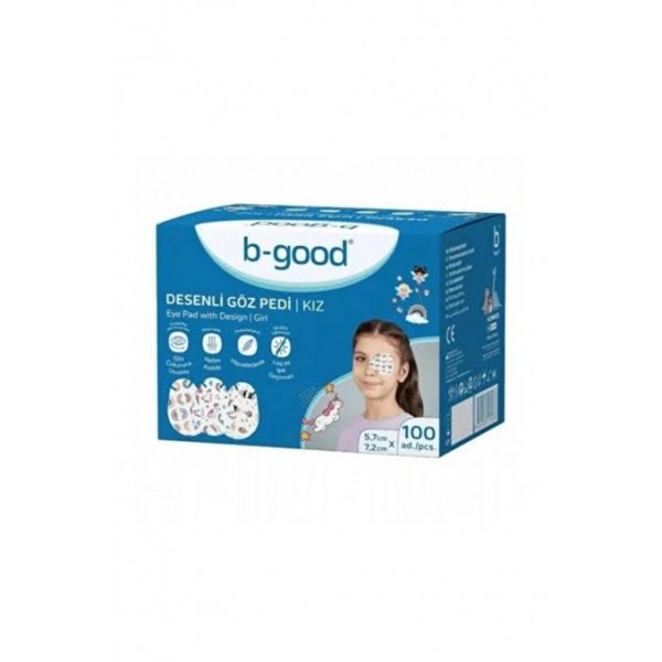 B-GOOD GÖZ PEDI KIZ 100 LÜ DESENLI