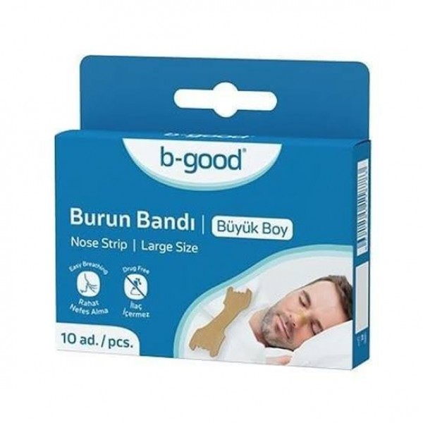 B-GOOD NEFES AÇICI BURUN BANDI BÜYÜK 10 LU