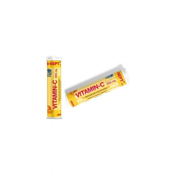 ALLDERMO BRON-SEPT C VITAMIN EFF 20'LI 1000MG (12)