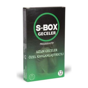 S-BOX PREZERVATİF NIGHTS ÖZEL KAYGANLASTIRICI