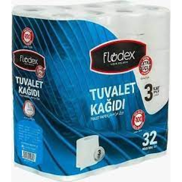 FLODEX TUVALET KAĞIDI 3KATLI 32Lİ (3)