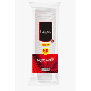 FLODEX KARTON BARDAK 50 Lİ (7 OZ)