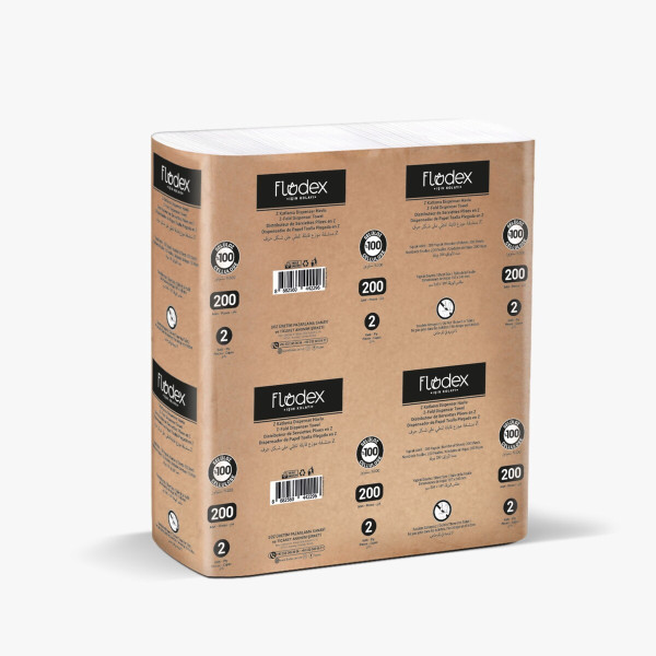 FLODEX Z KAT DİSPENSER HAVLU 200 LÜ 20X24 (12)