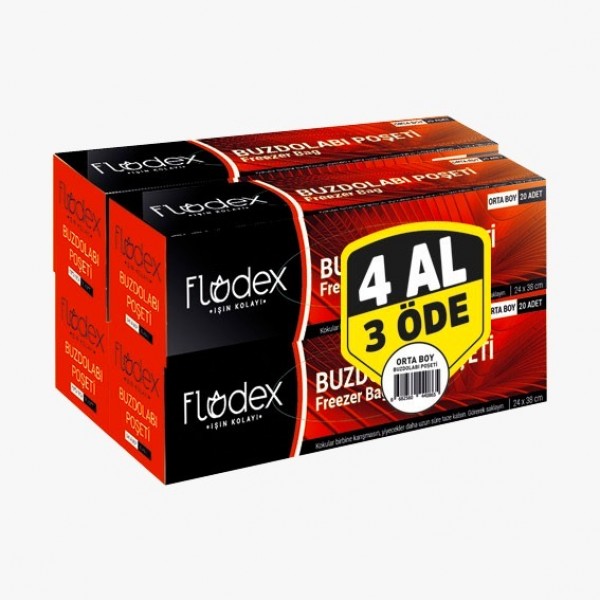 FLODEX BUZDOLABI POŞETİ 4 AL 3 ÖDE ORTA (12)