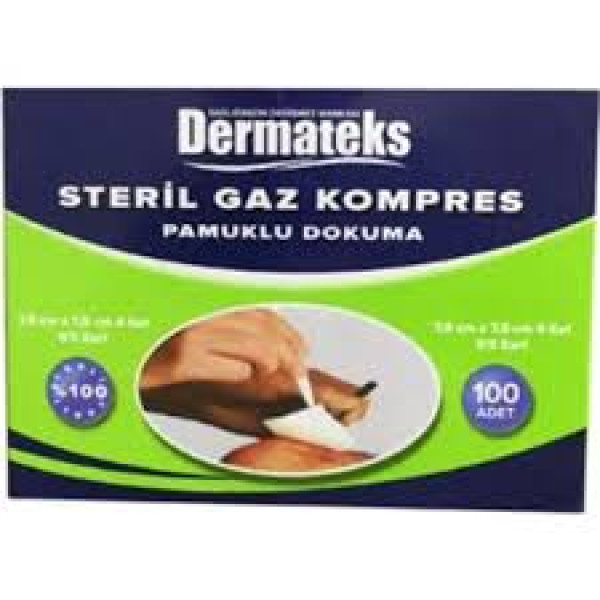 DERMATEKS GAZ KOMPRES 100 LÜ