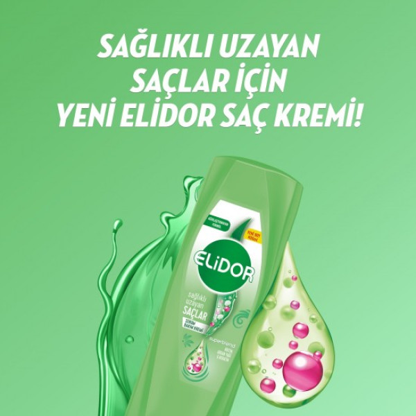 ELİDOR SAÇ KREMİ SAGLIKLI UZAYAN SAÇLAR 400ML.