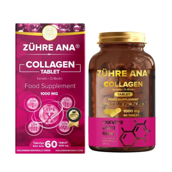 ZÜHRE COLLAGEN TABLET 60 LI