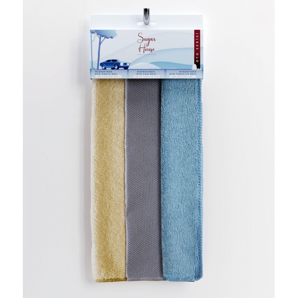 SUGARHOUSE OTO TEMIZLIK BEZI 3LÜ (50X50)