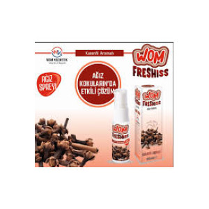 WOM FRESHISS AĞIZ BAKIM SPREYİ 20 ML KARANFİL
