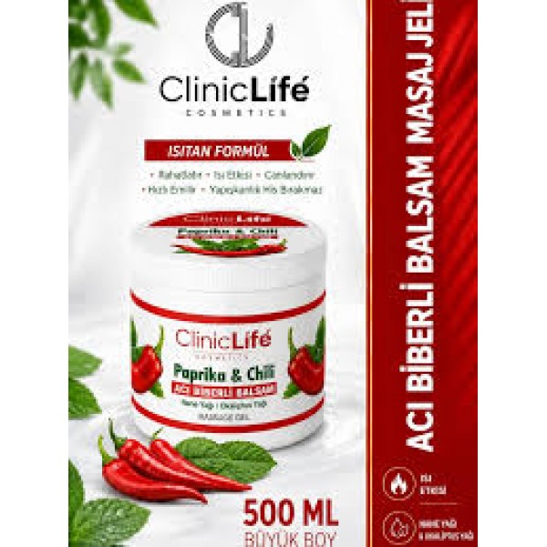 CLINIC LIFE MASAJ JELI BIBERIYE 500 ML