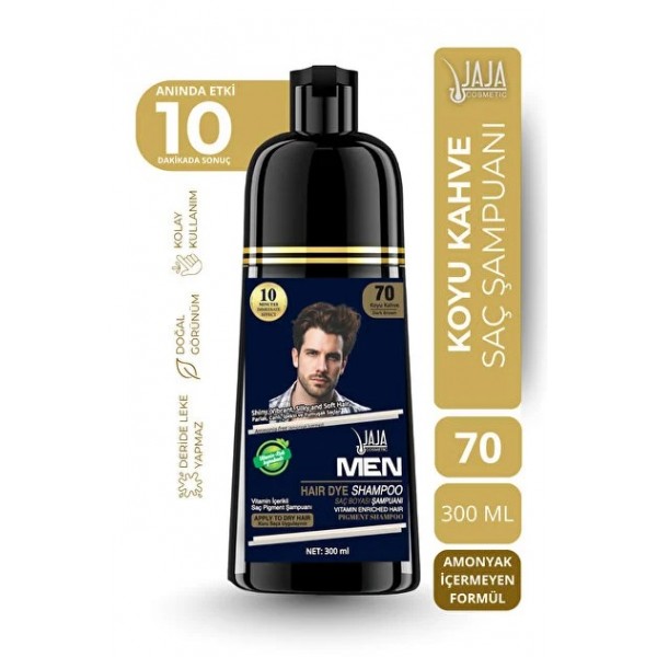 JAJA SAMPUAN 300 ML MEN KOYU KAHVE 70