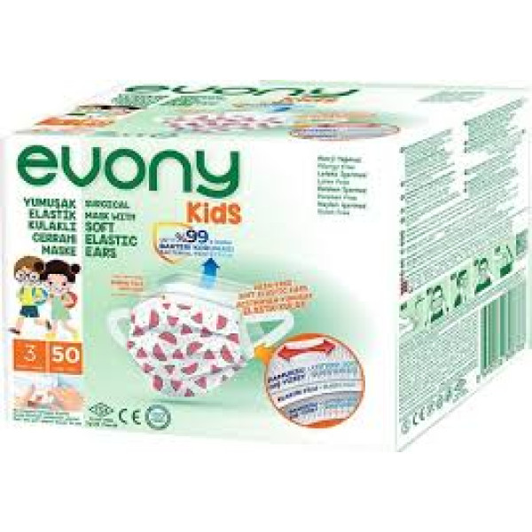 EVONY 3 KATLI MASKE ÇOCUK (50)