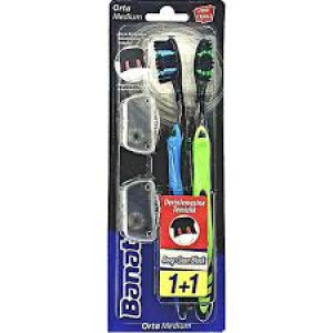 BANAT DİŞ FIRÇASI DEEP CLEAN BLACK 1+1