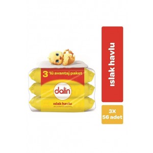 DALIN ISLAK MENDIL KREMLI 3X56 LI