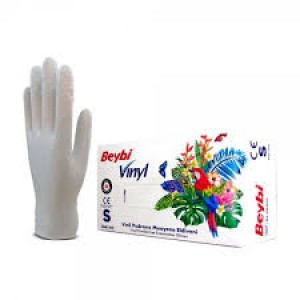 MUAYENE ELDIVENI 100 LÜ BEYAZ VINIL S BEYBI