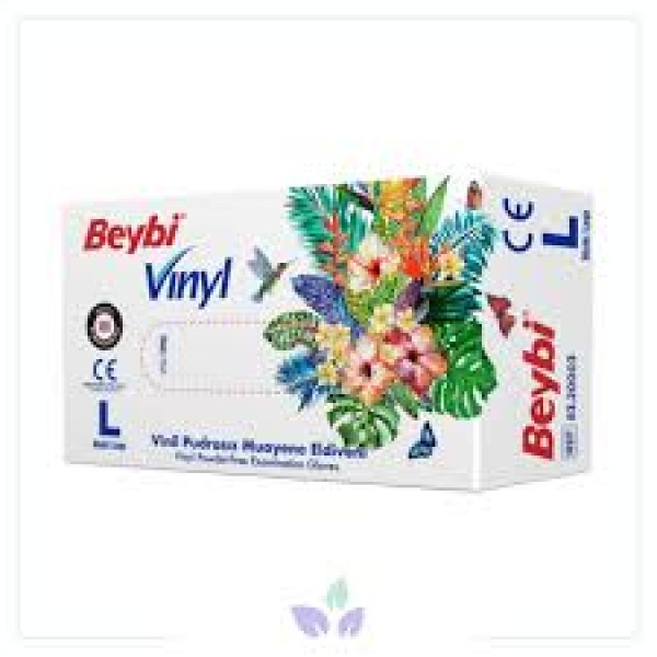 MUAYENE ELDIVENI 100 LÜ BEYAZ VINIL L BEYBI