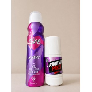SHE DEO SEXY+ROLLON