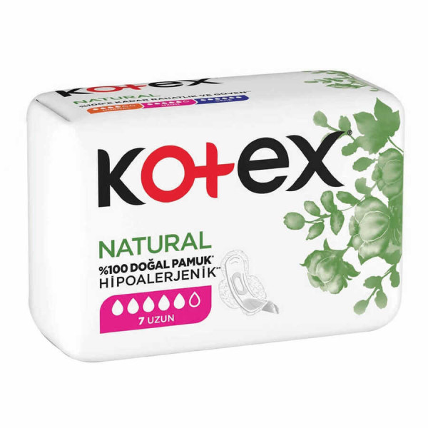 KOTEX NATURAL TEKLİ UZUN