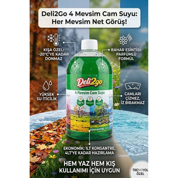 DELI2GO CAM SUYU 4 MEVSIM 3 LT.