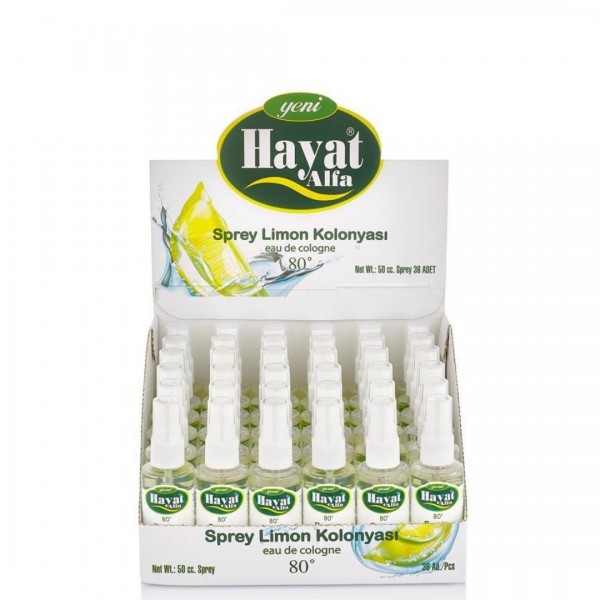 HAYAT LİMON KOLONYASI SPREY 50 ML
