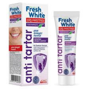 FRESH WHITE DİŞ PASTASI ANTİ TARTAR 90GR