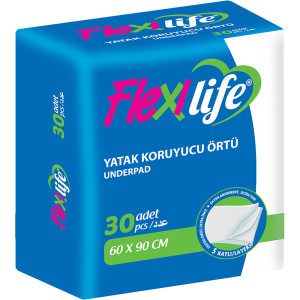 MAVİ BEYAZ 10LU FLEXİ YATAK KORY.ÖRTÜ 60X90