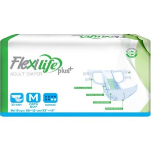 MAVİ BEYAZ FLEXİ PLUSMED BELBANTLI 30LU MEDIUM