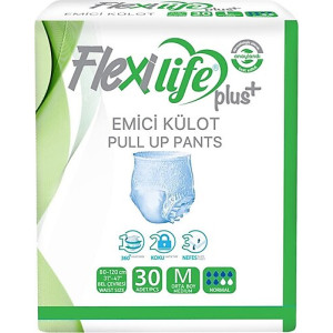 MAVİ BEYAZ FLEXİ PLUSMED EMİCİ KÜLOT 30LU MEDIUM