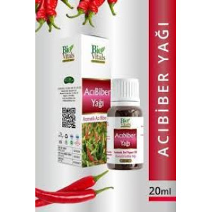BİOVİTALS ACIBİBER YAĞI 20 ML