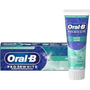 ORAL-B DİŞ MACUNU PRO 3D 75 ML HAFİF NANE