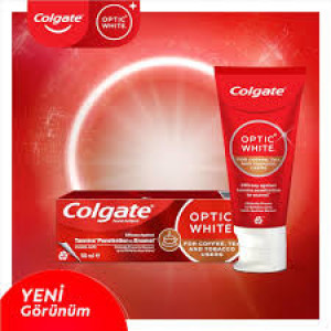 COLGATE DİŞ MACUNU 50 ML OPTİK BEYAZ KAHVE