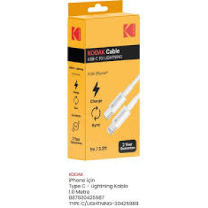 KODAK USB KABLO IPHONE LIGHTNING TYPE-C