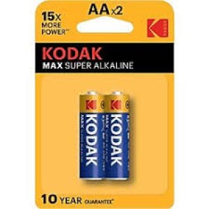 KODAK MAX ALKALINE KAA-2 KALEM PİL 2 Lİ