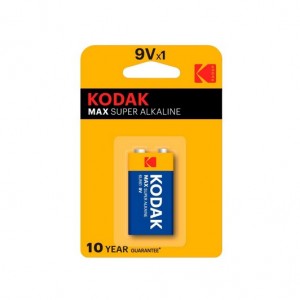 KODAK MAX ALKALINE K9V-1 9 VOLT