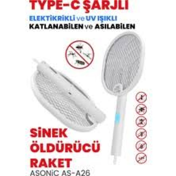 MUTLUSAN TYPE-C ŞARJLI SİNEK ÖLDÜRÜCÜ